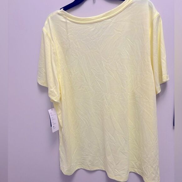 ID Ideology Women's Plus Size Rapidry V-Neck Performance T-Shirt barbell 4X - Picture 6 of 7